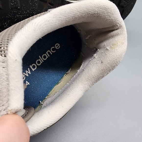 New Balance 574 Men's Sneakers Gray Suede Mesh Size 9 US Used Condition - Picture 11 of 15